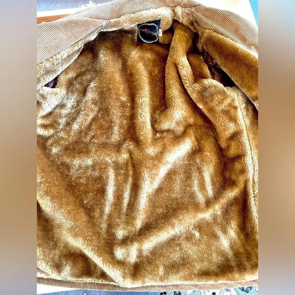 VINTAGE CORDUROY JACKET WITH PLUSH LINING - Picture 6 of 11
